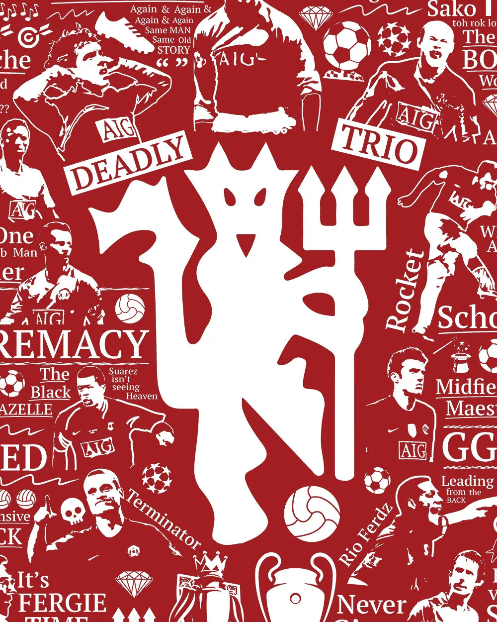 Red Devils 07/08 Red Flag