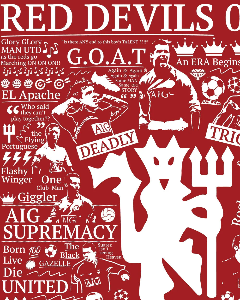 Red Devils 07/08 Red Flag