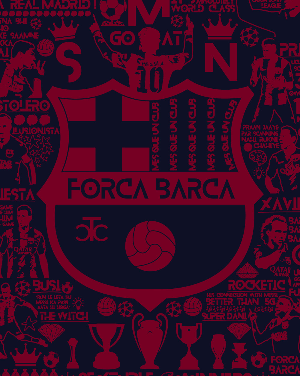 Destroyers 14/15 Barca Home Oversized