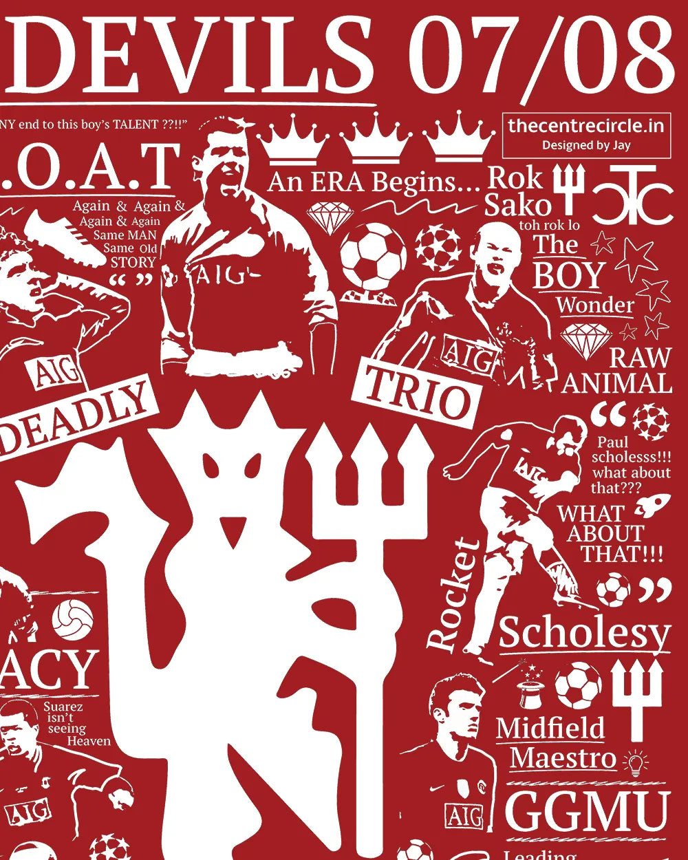 Red Devils 07/08 Red Flag