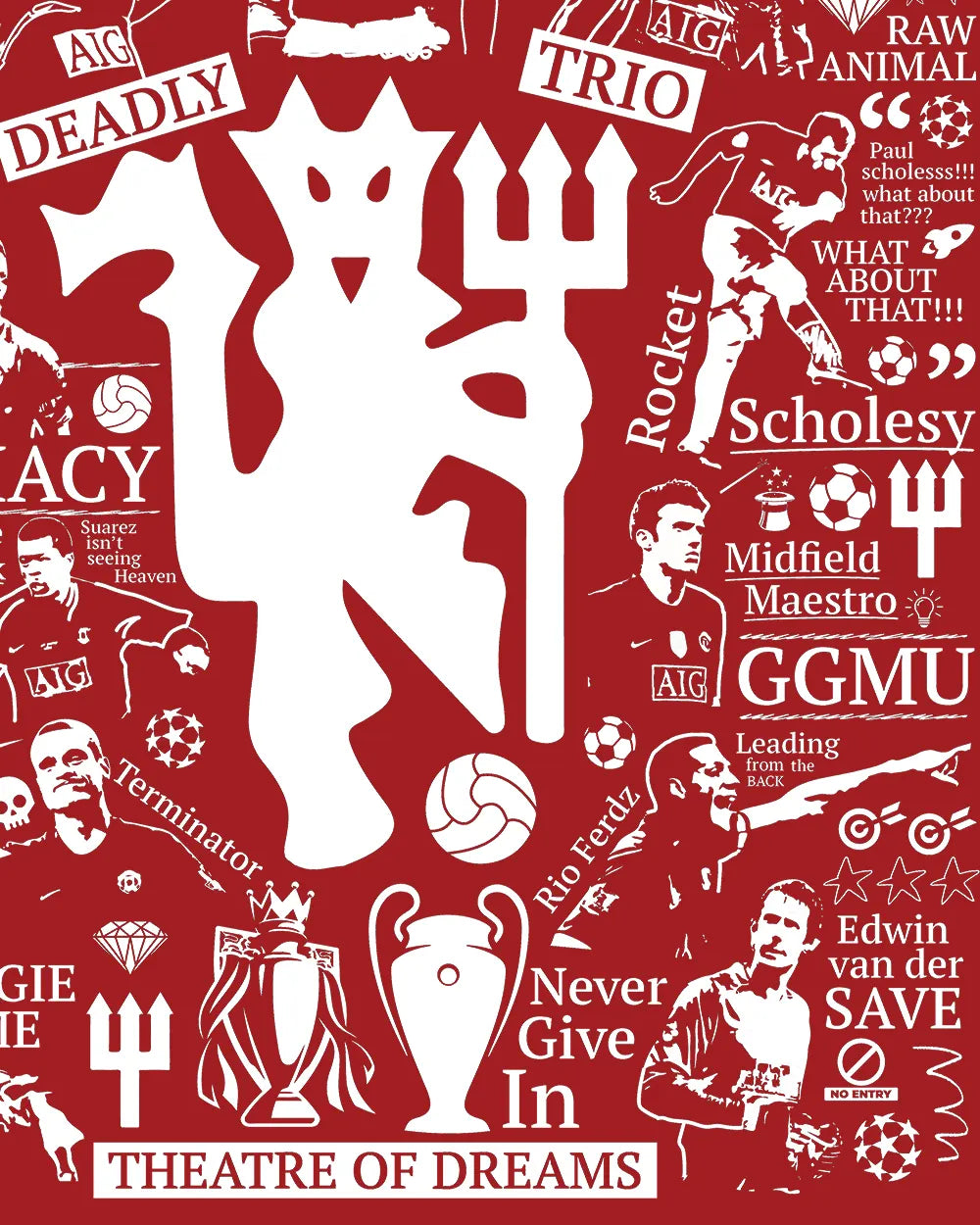 Red Devils 07/08 Red Flag