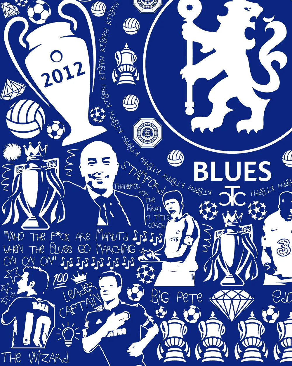 Legacy Chelsea Blue Flag