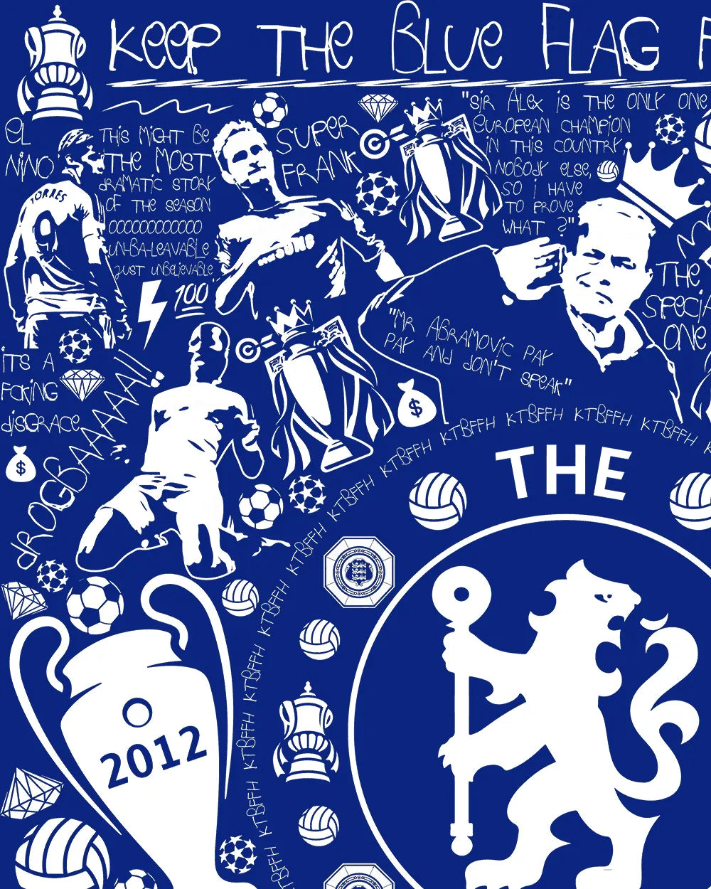 Legacy Chelsea Blue Flag