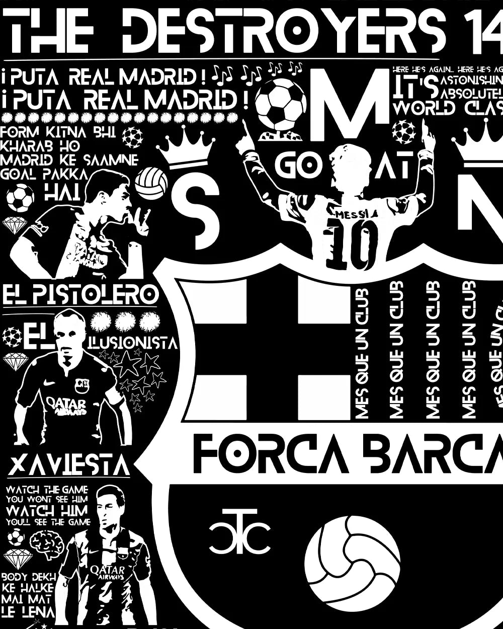 Destroyers 14/15  Barca Varsity Jacket