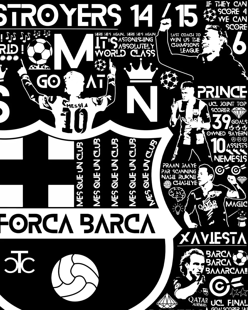 Destroyers 14/15  Barca Varsity Jacket