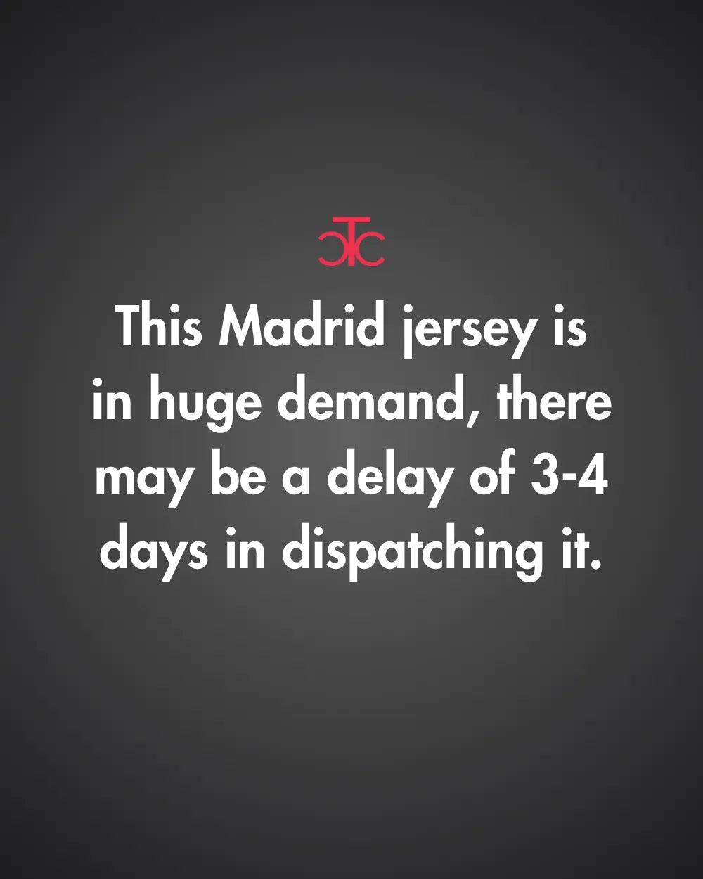 TCC Special Madrid Oversized Jersey