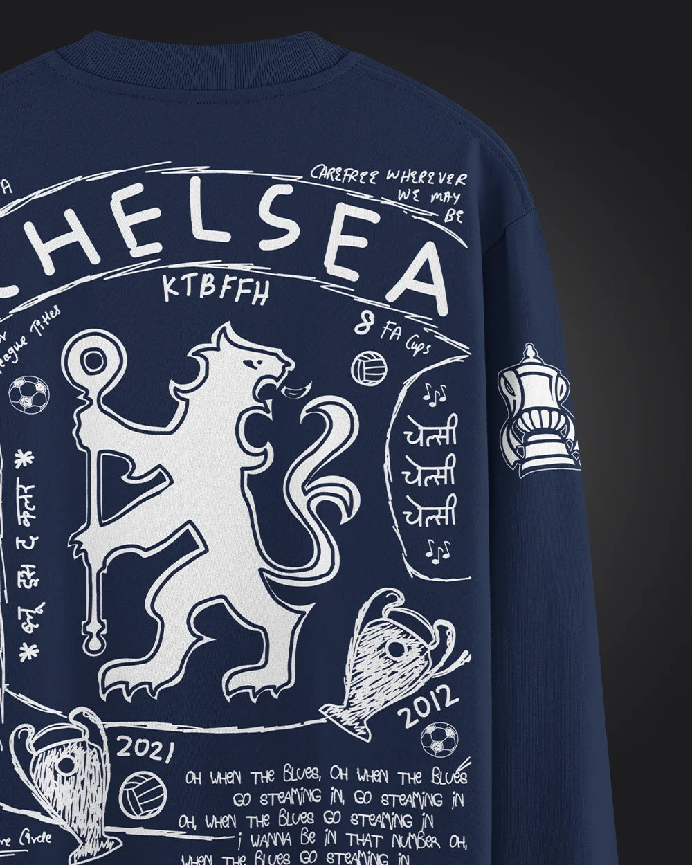 KTBFFH Sweatshirt Navy Blue