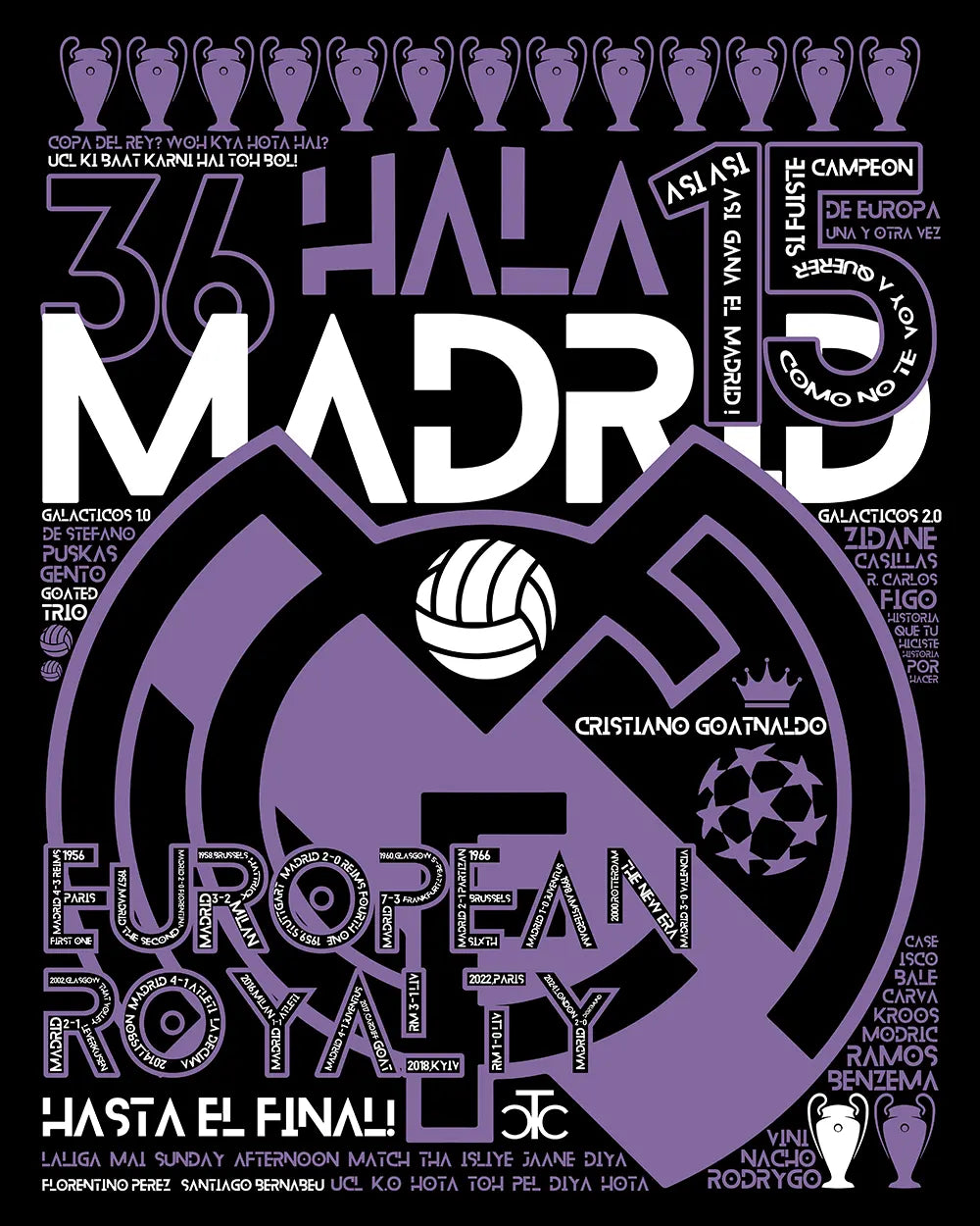 Hala Madrid Oversized Shirt