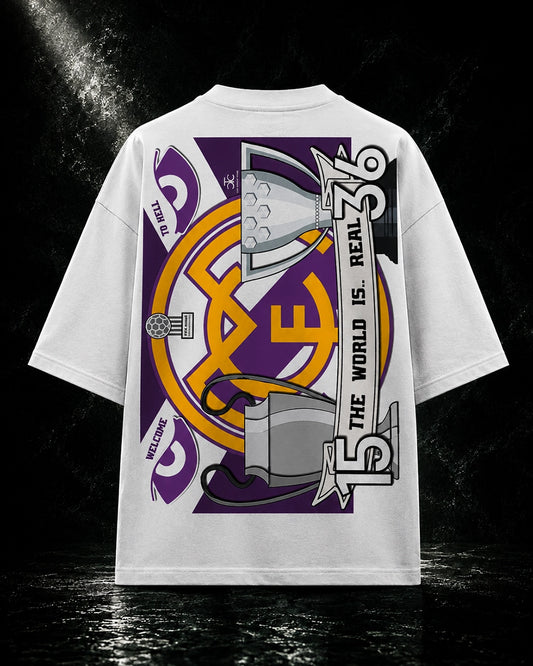 THE WORLD IS REAL OVERSIZED T-SHIRT