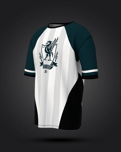 Liverpool Green Black Oversized Jersey