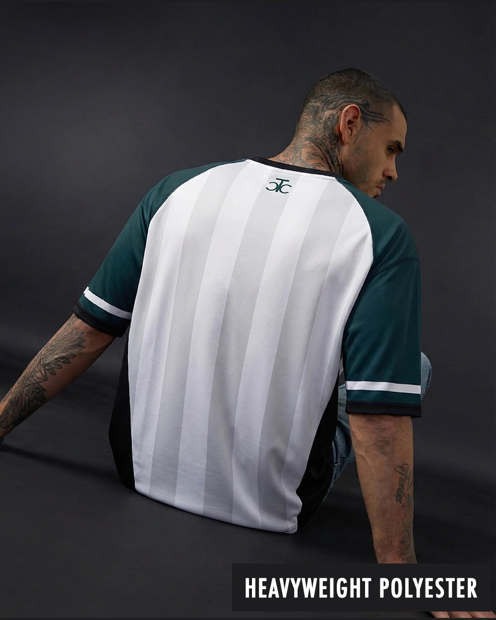 Liverpool Green Black Oversized Jersey