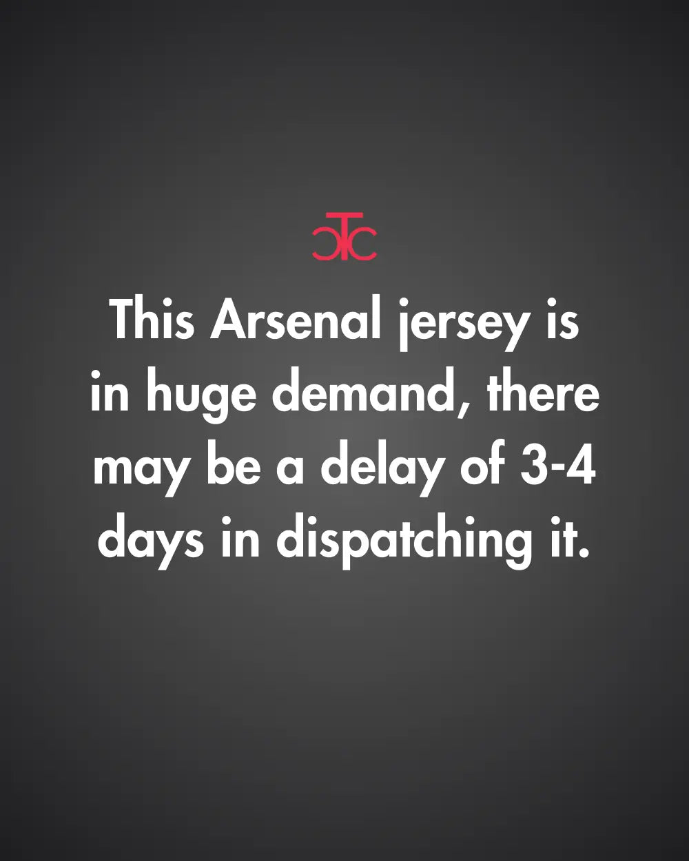 TCC Special Arsenal Oversized Jersey