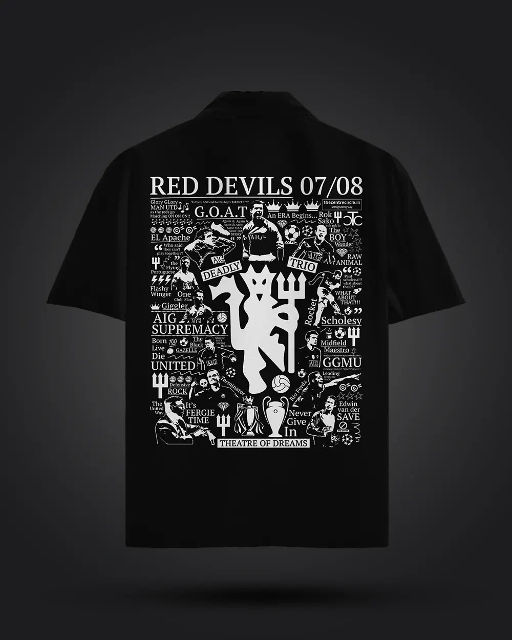 Red Devils 07/08 Oversized Shirt