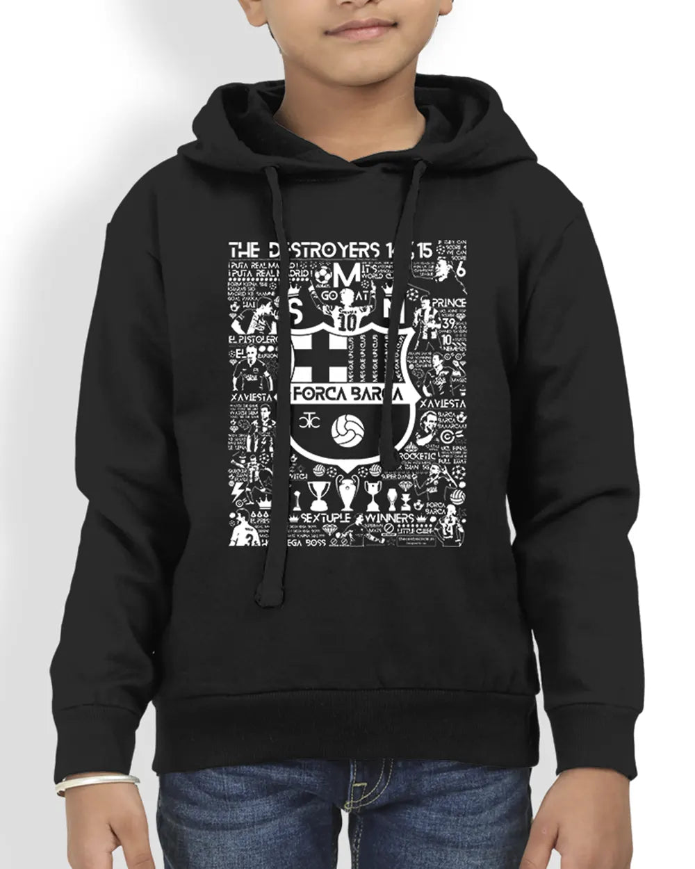 Destroyers 14/15 Barca Kids Hoodie