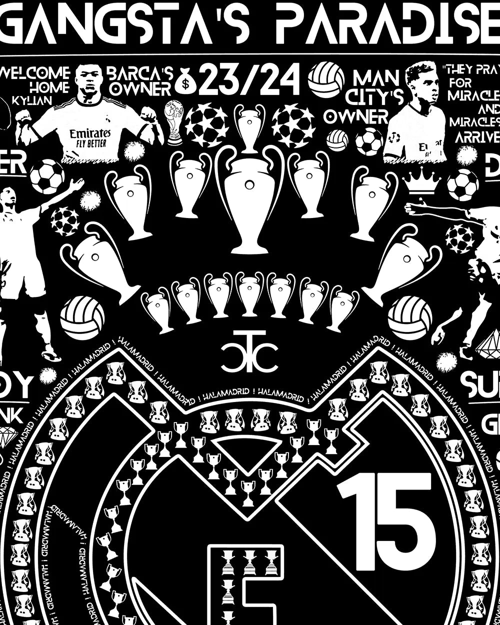 Madrid T-shirt | The Centre Circle