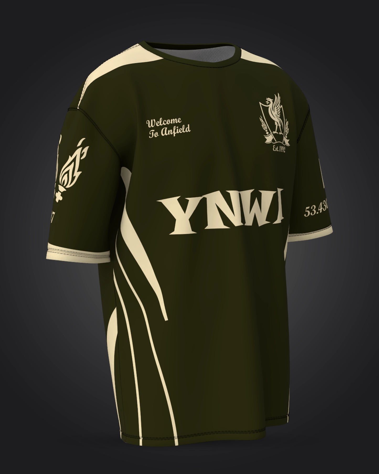 Liverpool Olive Oversized Jersey