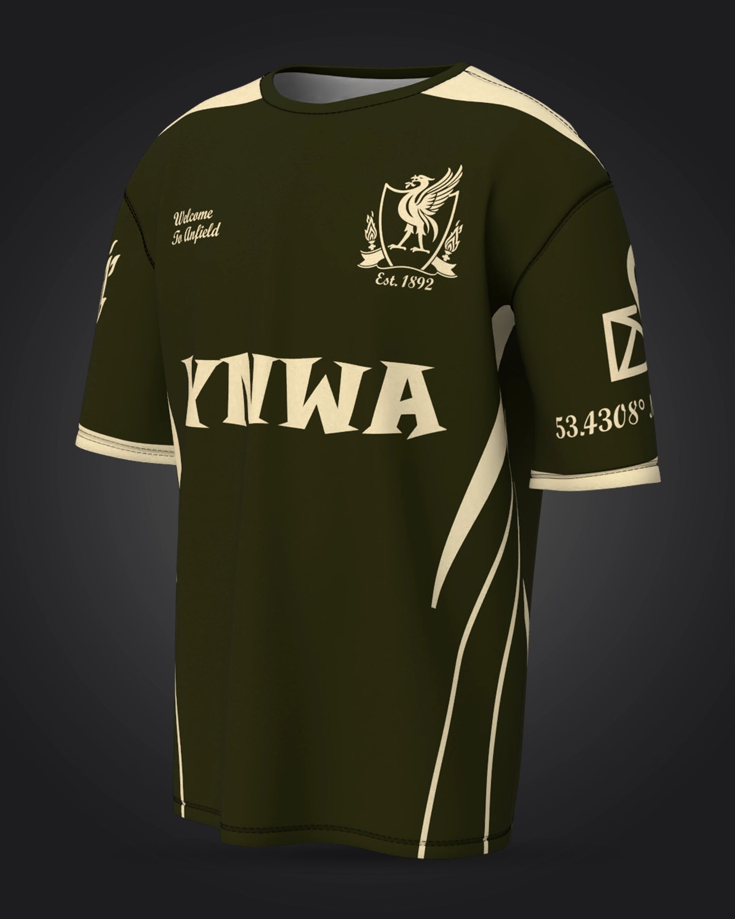 Liverpool Olive Oversized Jersey