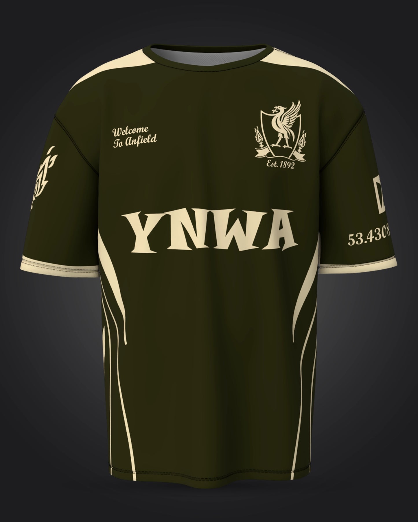 Liverpool Olive Oversized Jersey