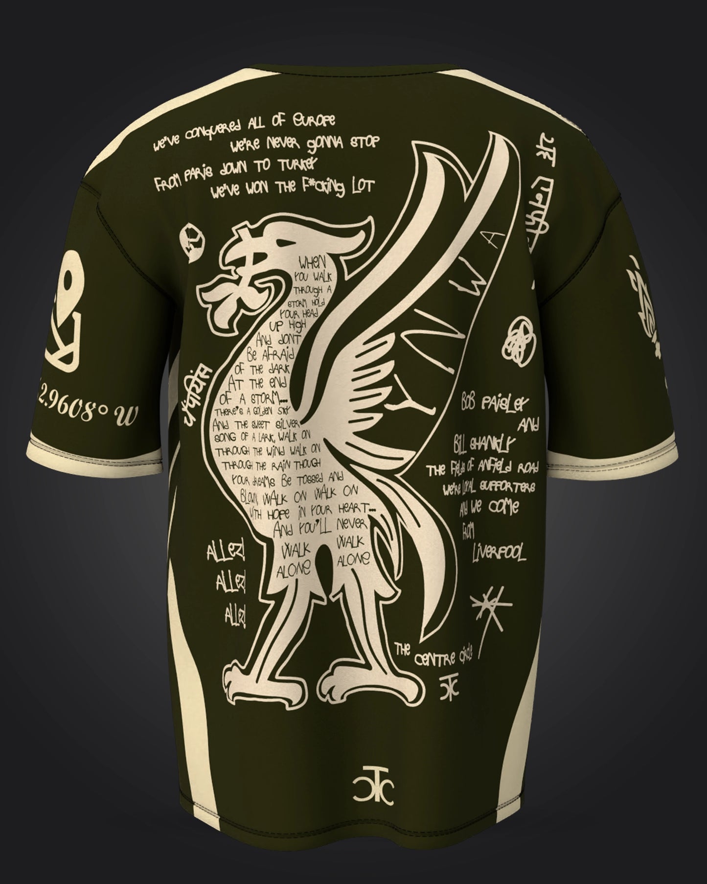 Liverpool Olive Oversized Jersey