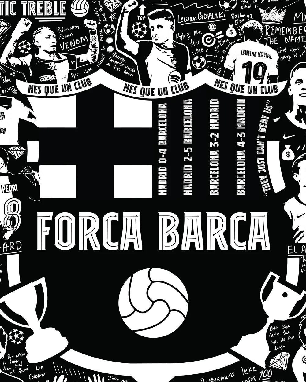 Flick's Mafia 24/25 Barca Oversized Shirt