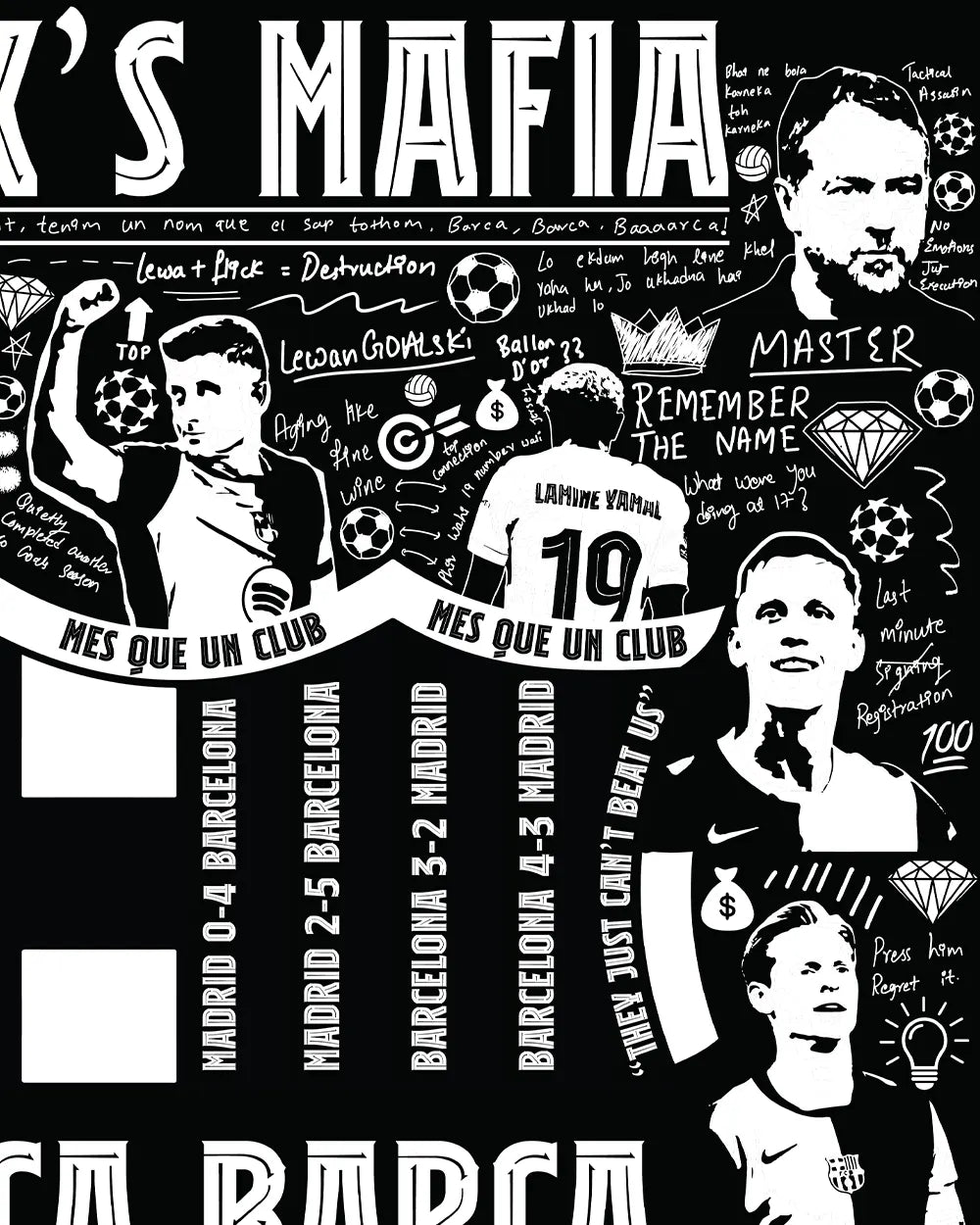 Flick's Mafia 24/25 Barca Oversized Shirt