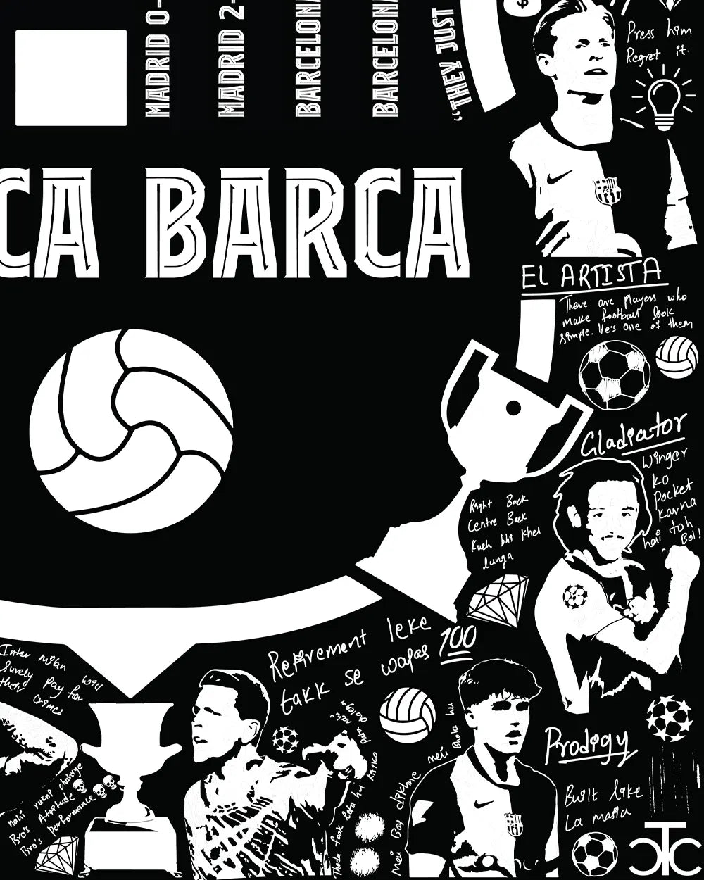 Flick's Mafia 24/25 Barca Oversized Shirt
