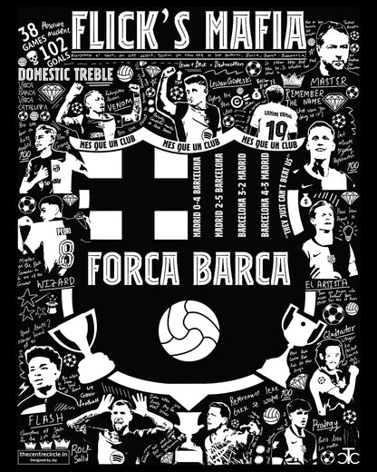 Flick's Mafia 24/25 Barca Oversized Shirt