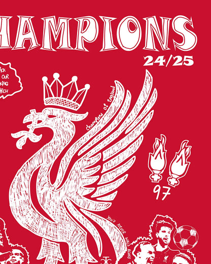 Liverpool Champions Varsity Jacket