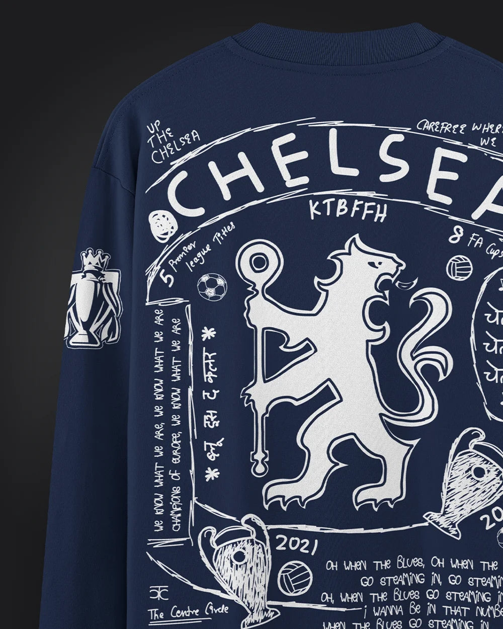 KTBFFH Sweatshirt Navy Blue