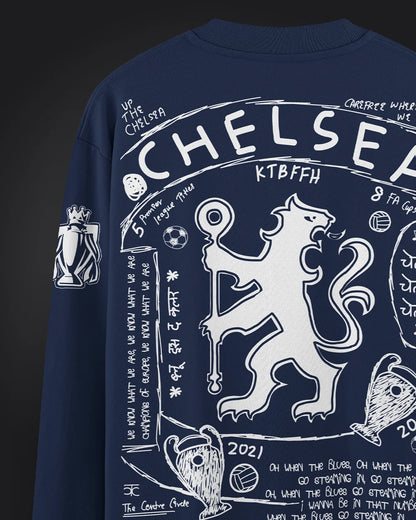 KTBFFH Sweatshirt Navy Blue